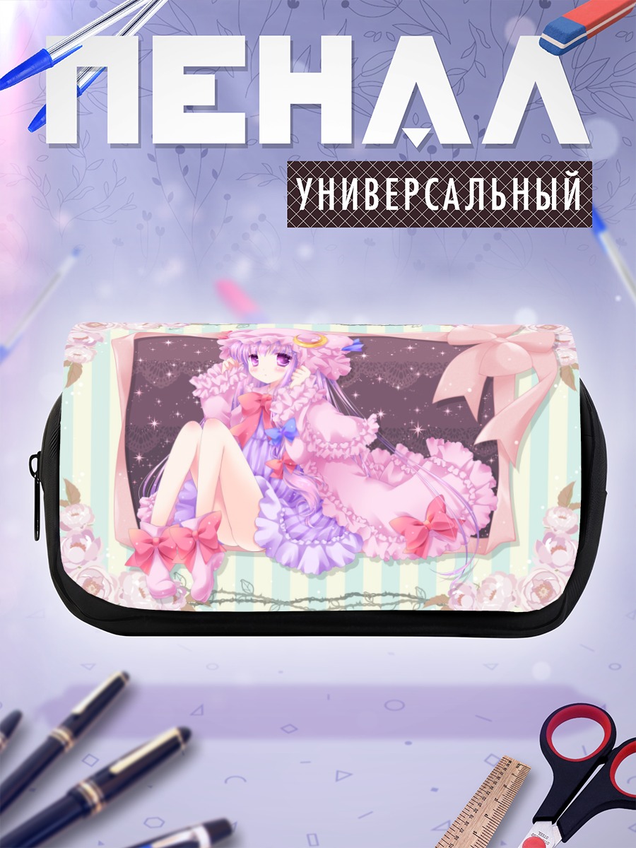 Пенал-косметичка Пачули Ноледж в розах