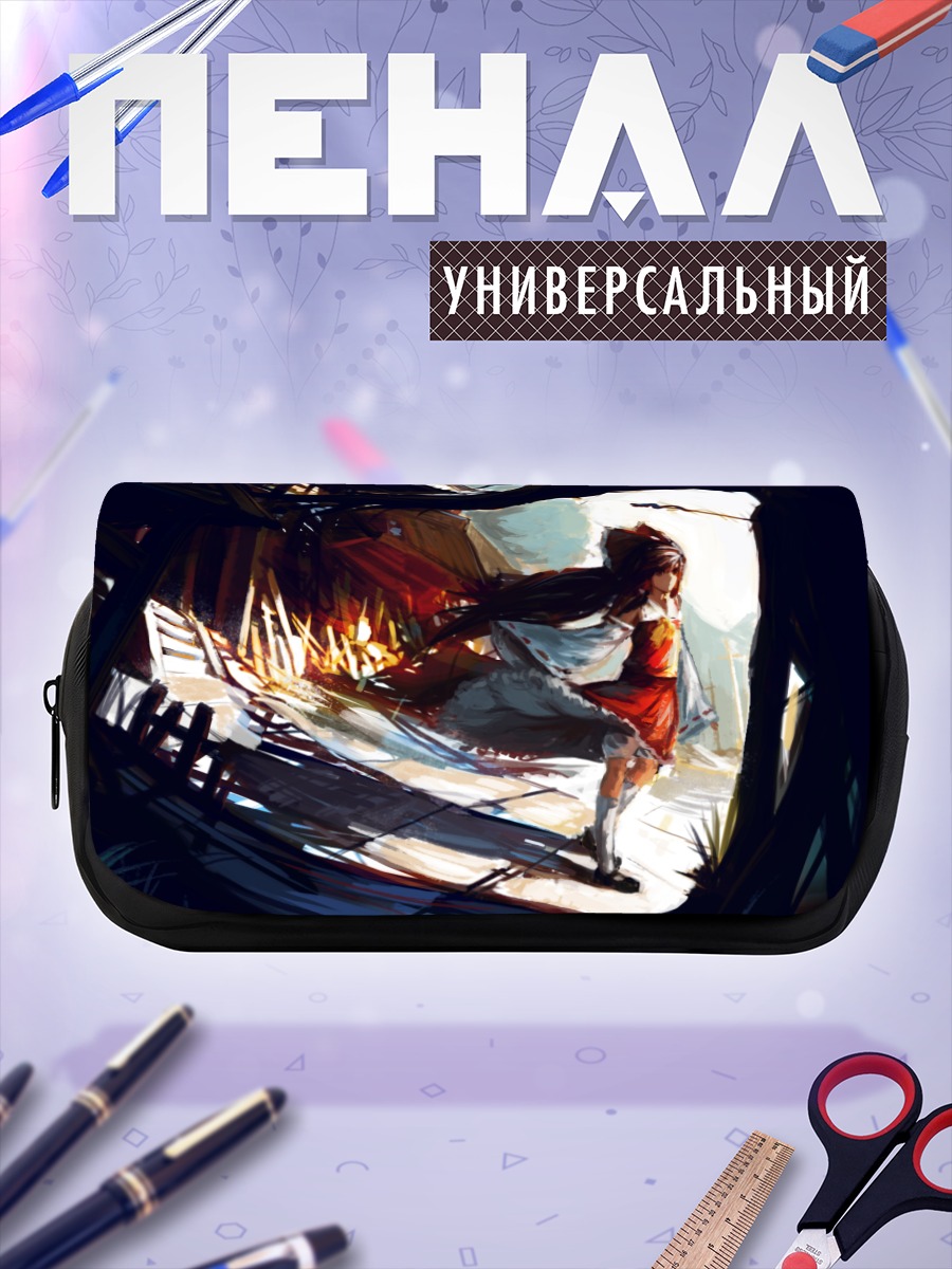 Пенал-косметичка Рейму Хакурей в храме