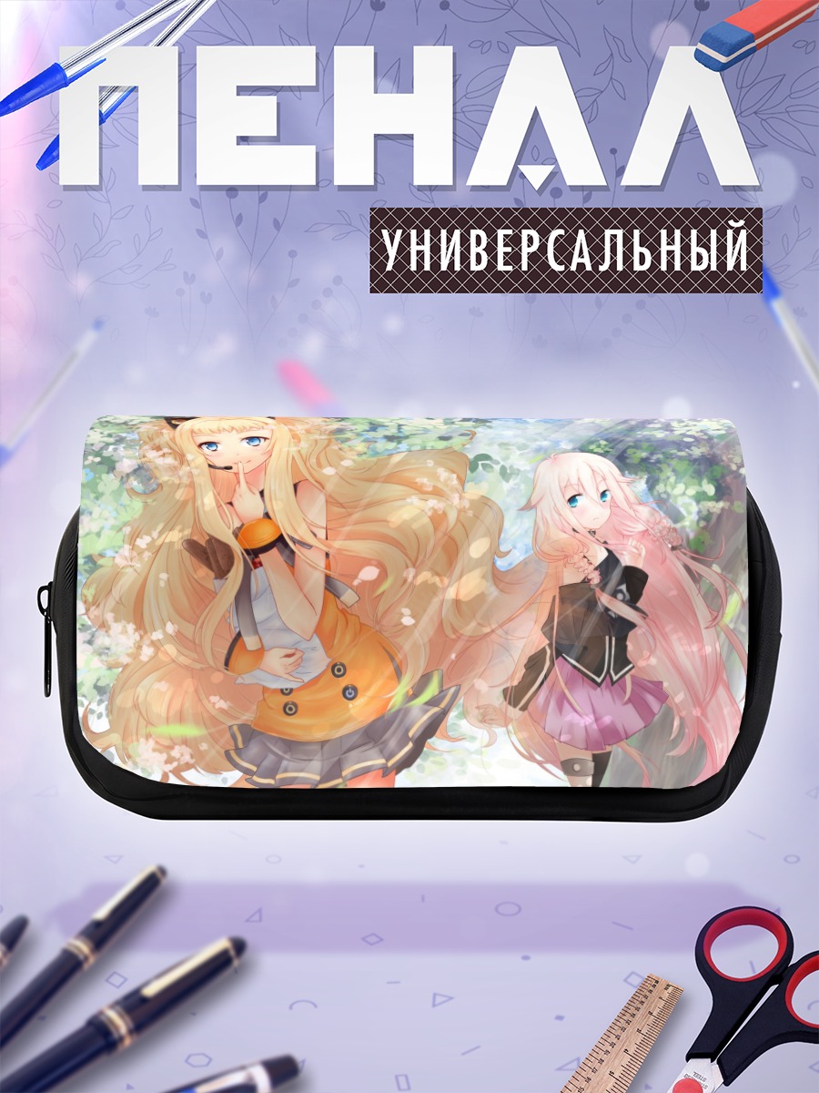 Пенал-косметичка ИА и Сиу в цветах