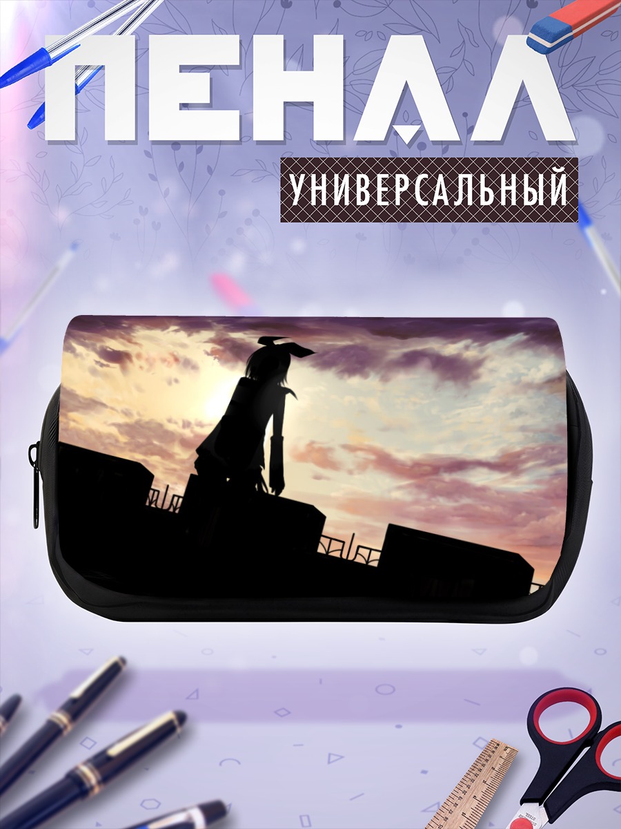 Пенал-косметичка Рин Кагаминэ на крыше