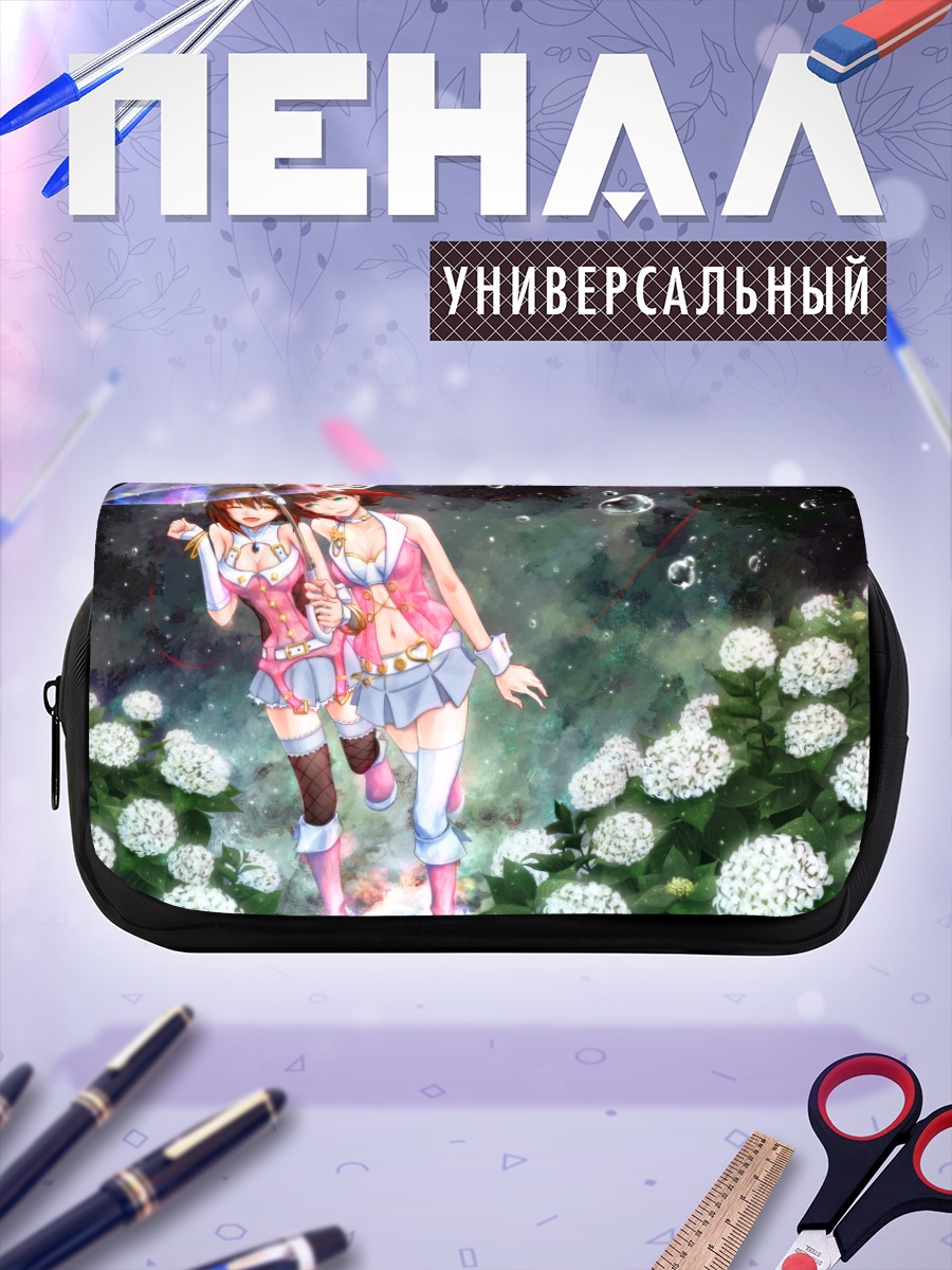 Пенал-косметичка Харука Амами в цветах