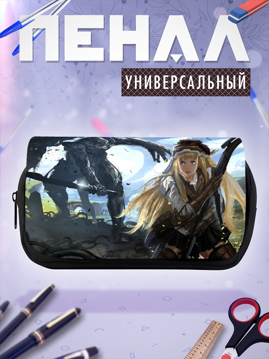 Пенал-косметичка Блондинка с оружием