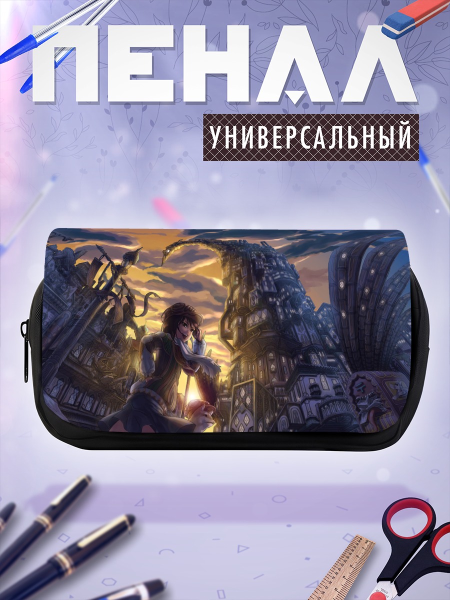 Пенал-косметичка Девушка в городе