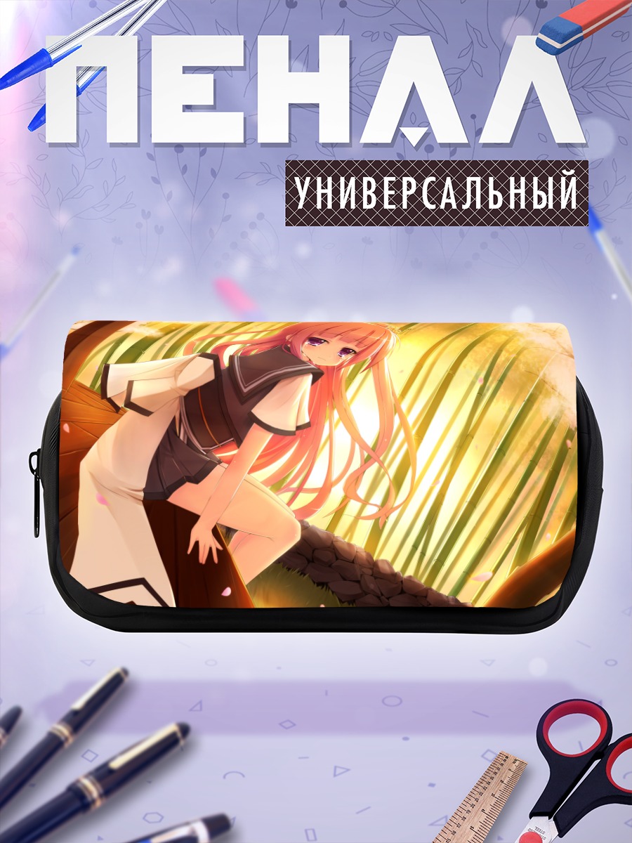 Пенал-косметичка Девушка в лесу