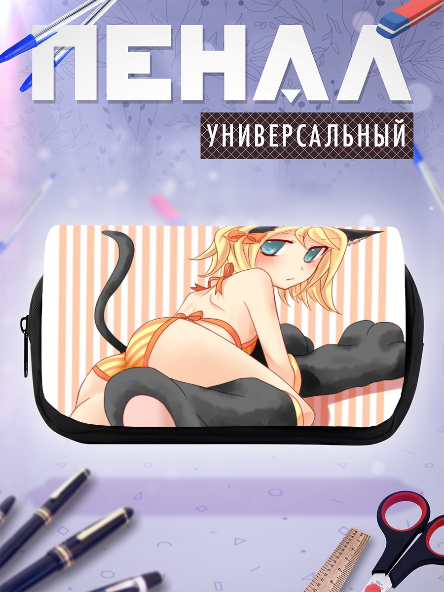 Пенал-косметичка Рин Кагаминэ кошка