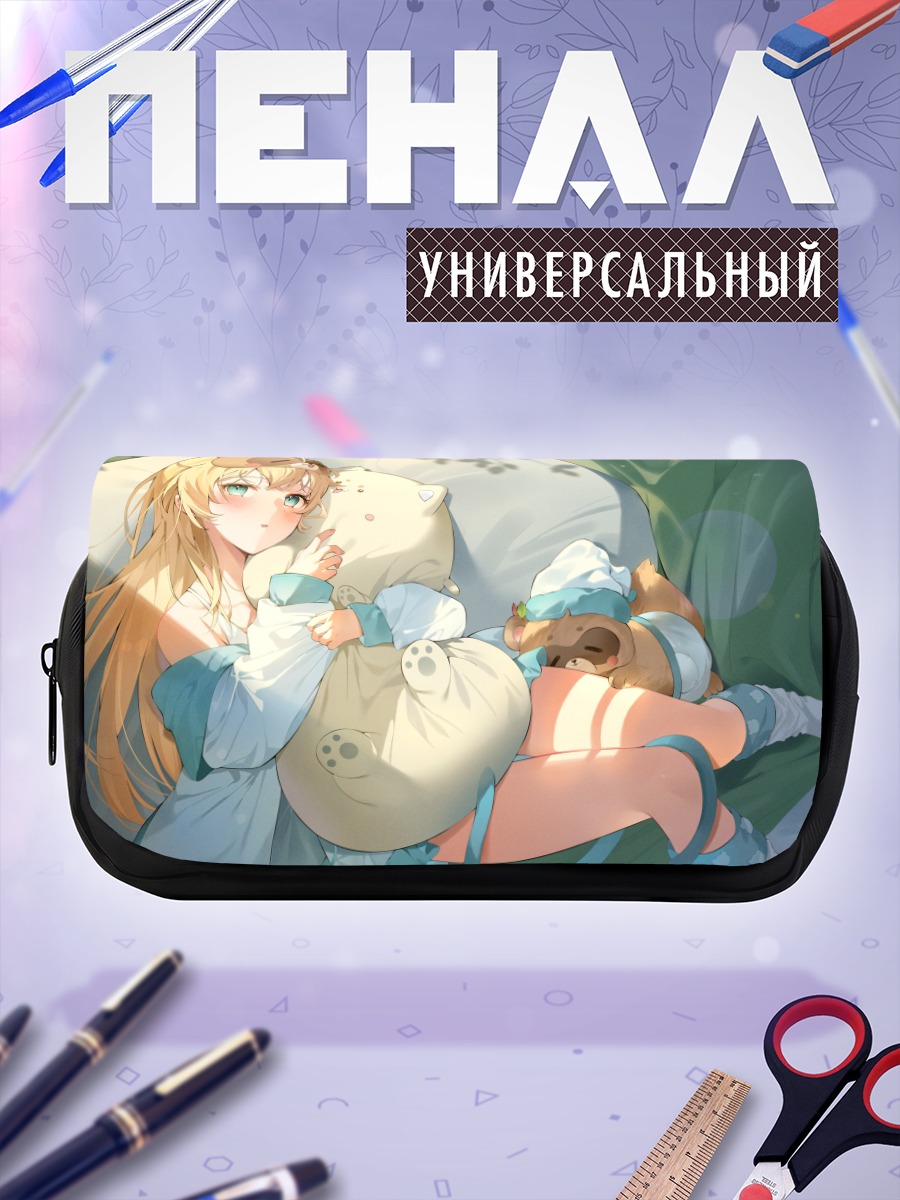 Пенал-косметичка Ироха Казама с мишкой