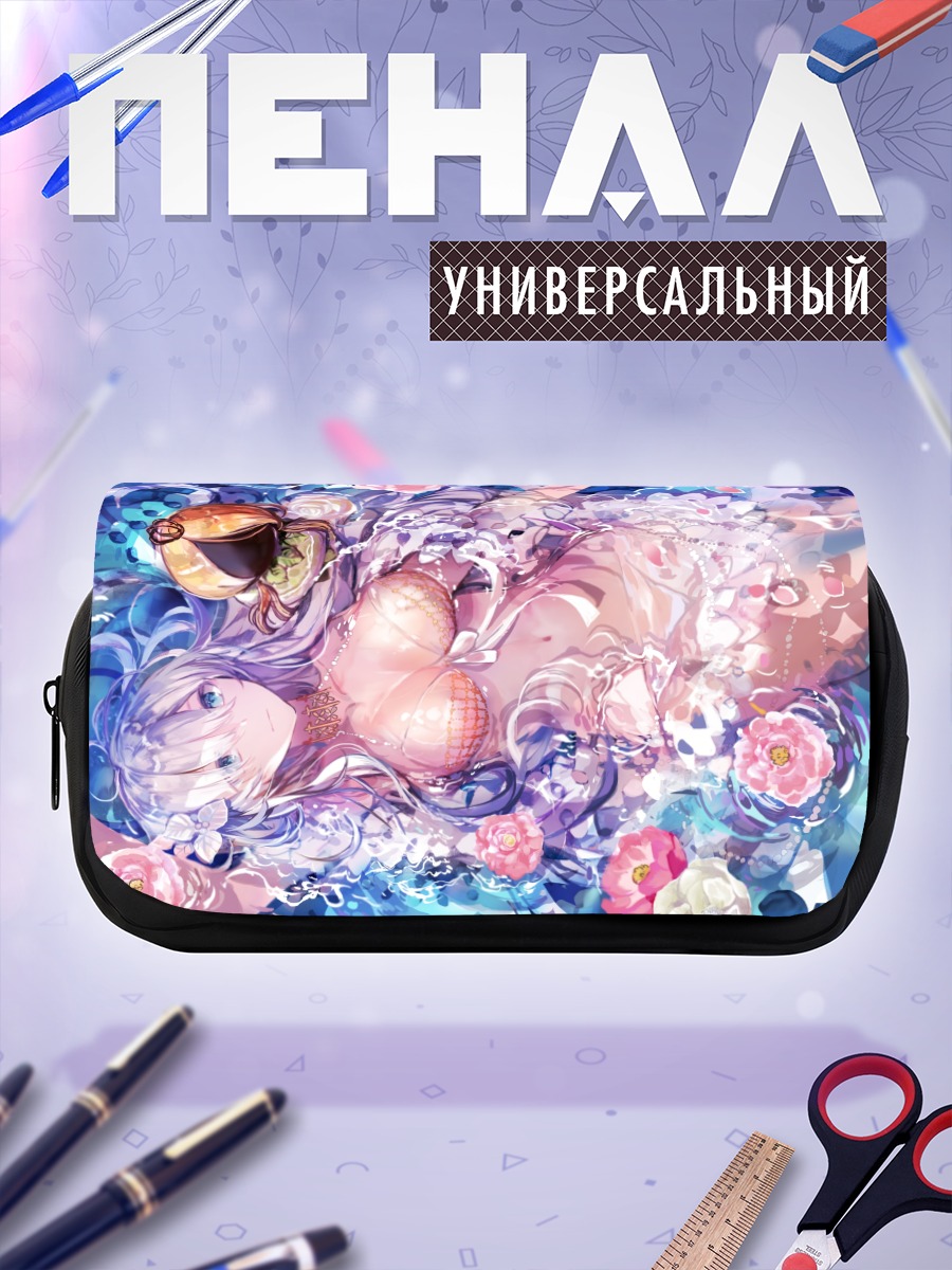 Пенал-косметичка Анастасия в цветах