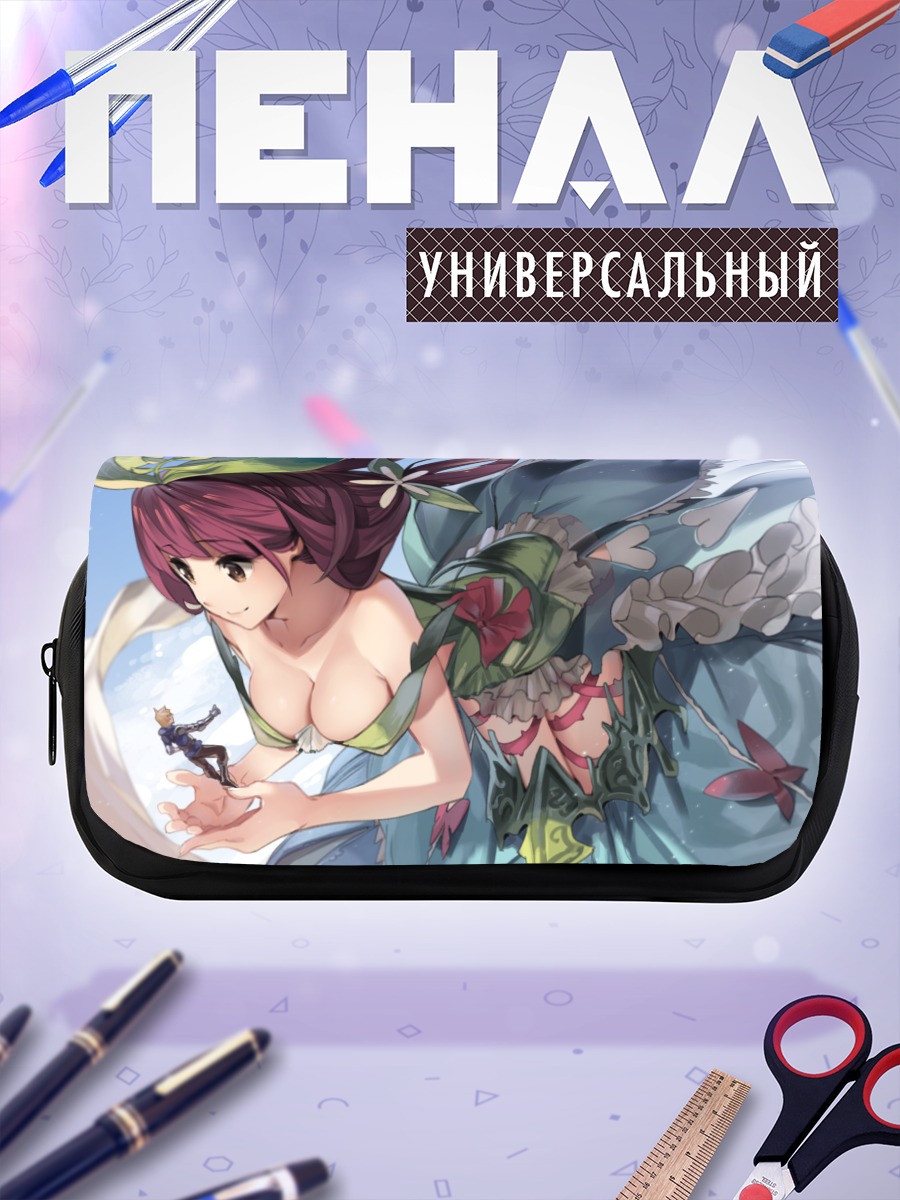 Пенал-косметичка Иггдрасиль в цветах