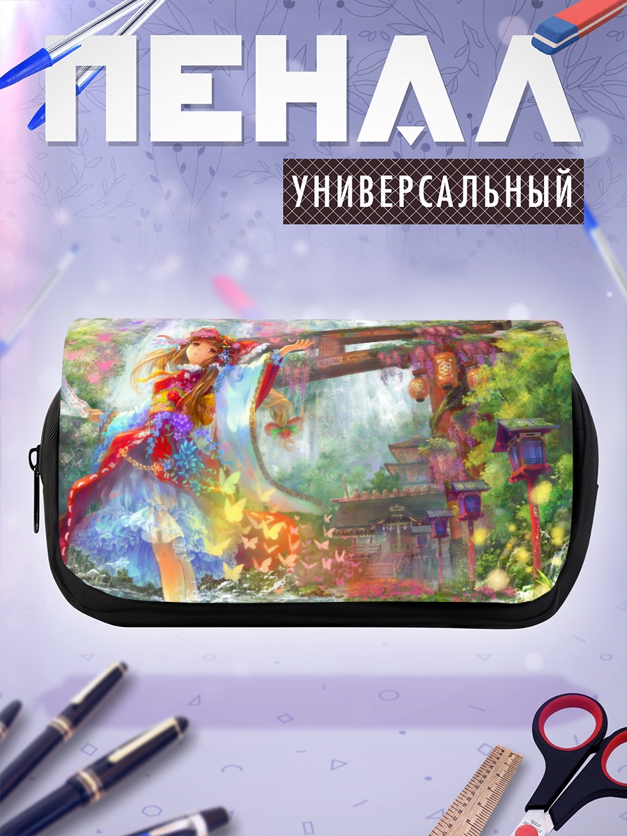 Пенал-косметичка Рейму Хакурей в храме
