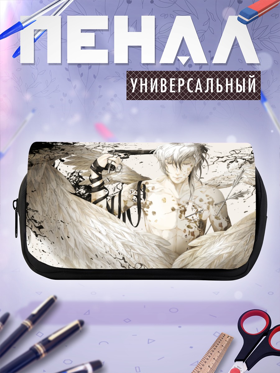 Пенал-косметичка Крылатый воин с пистолетом