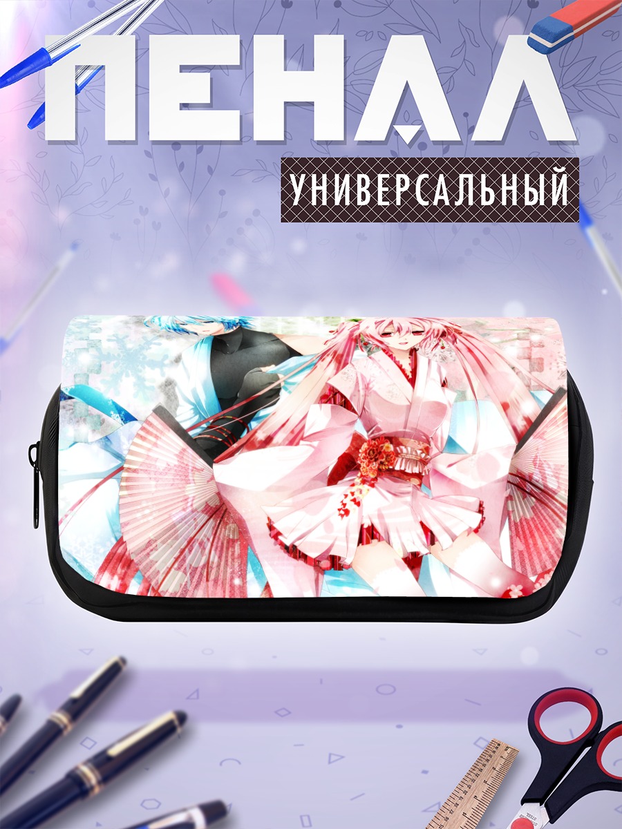 Пенал-косметичка Мику Хацунэ в сакуре
