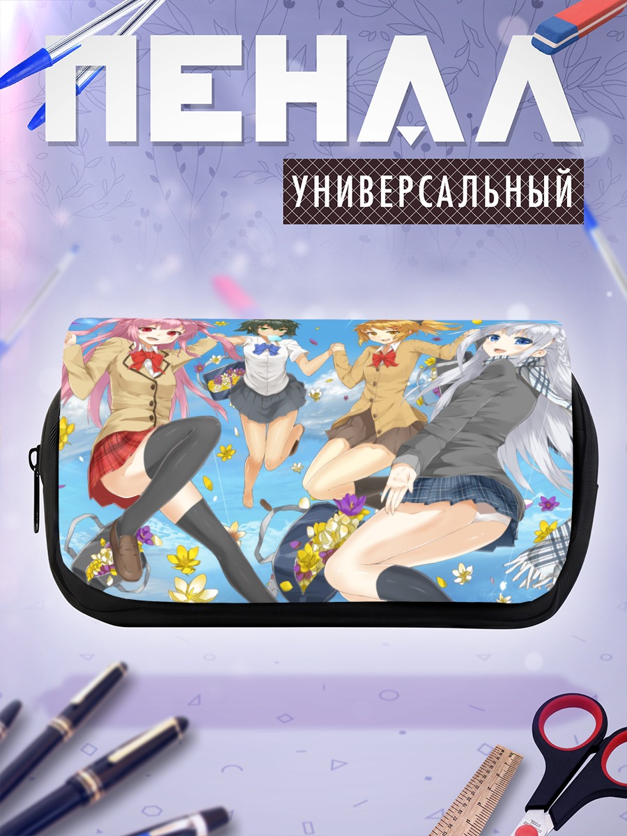 Пенал-косметичка Девушки в школьной форме