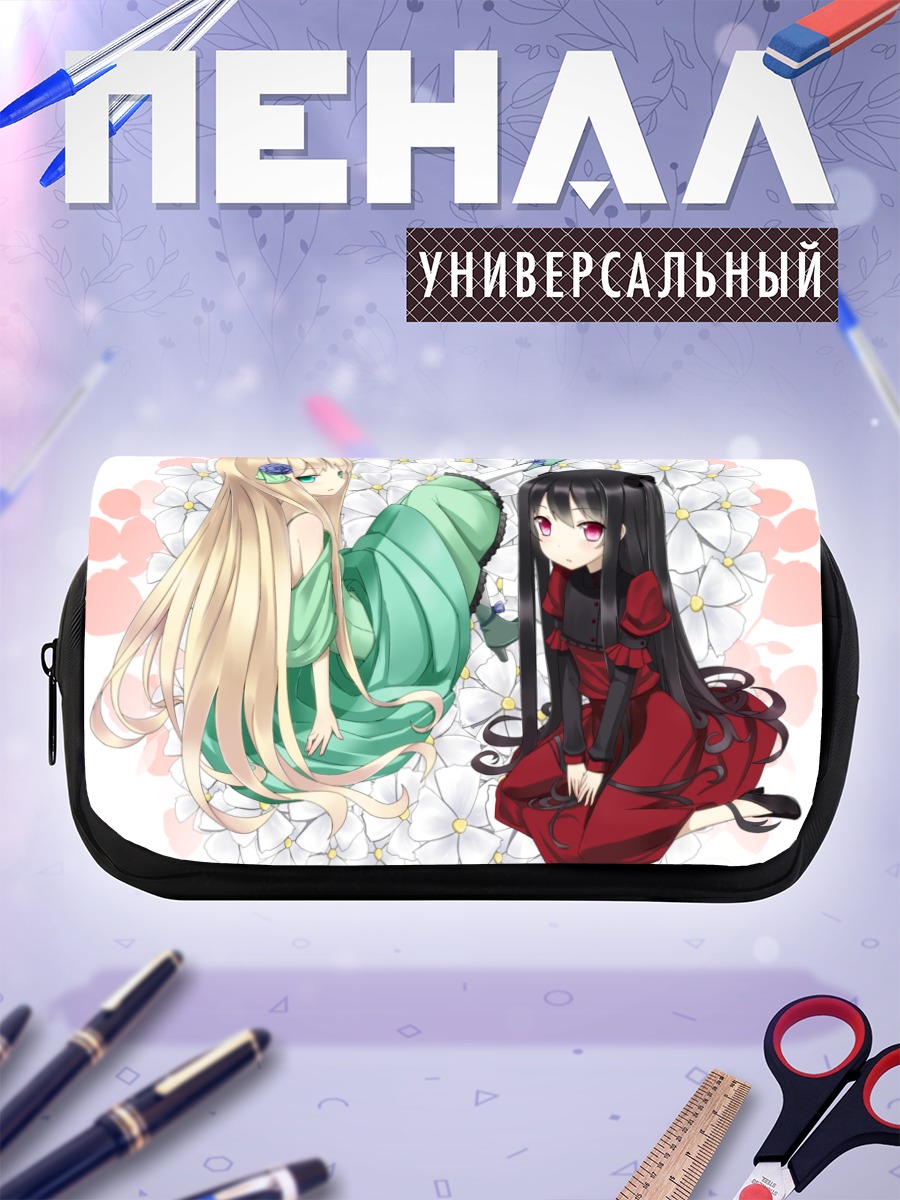 Пенал-косметичка Девушки в цветах