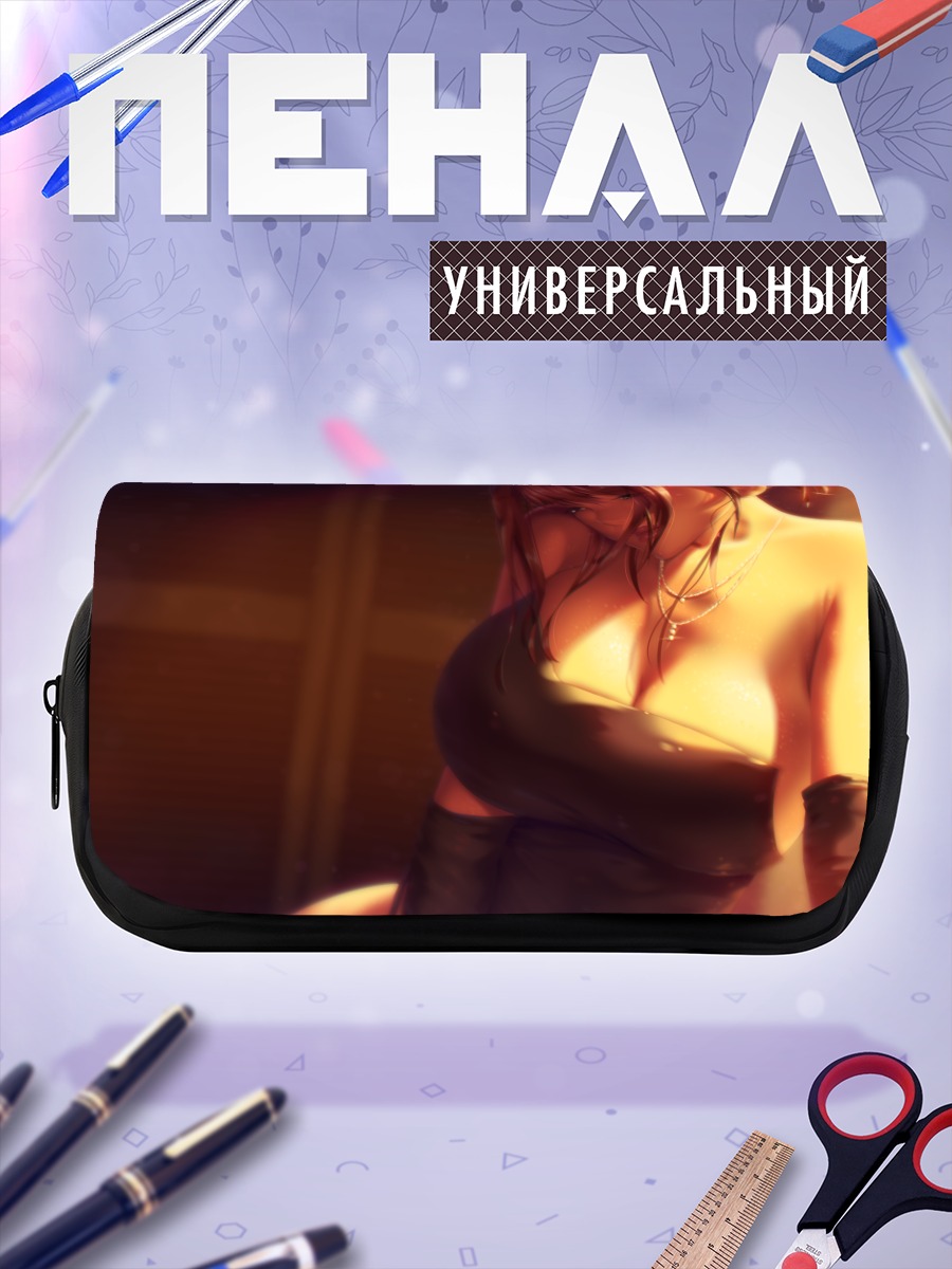 Пенал-косметичка Девушка в платье
