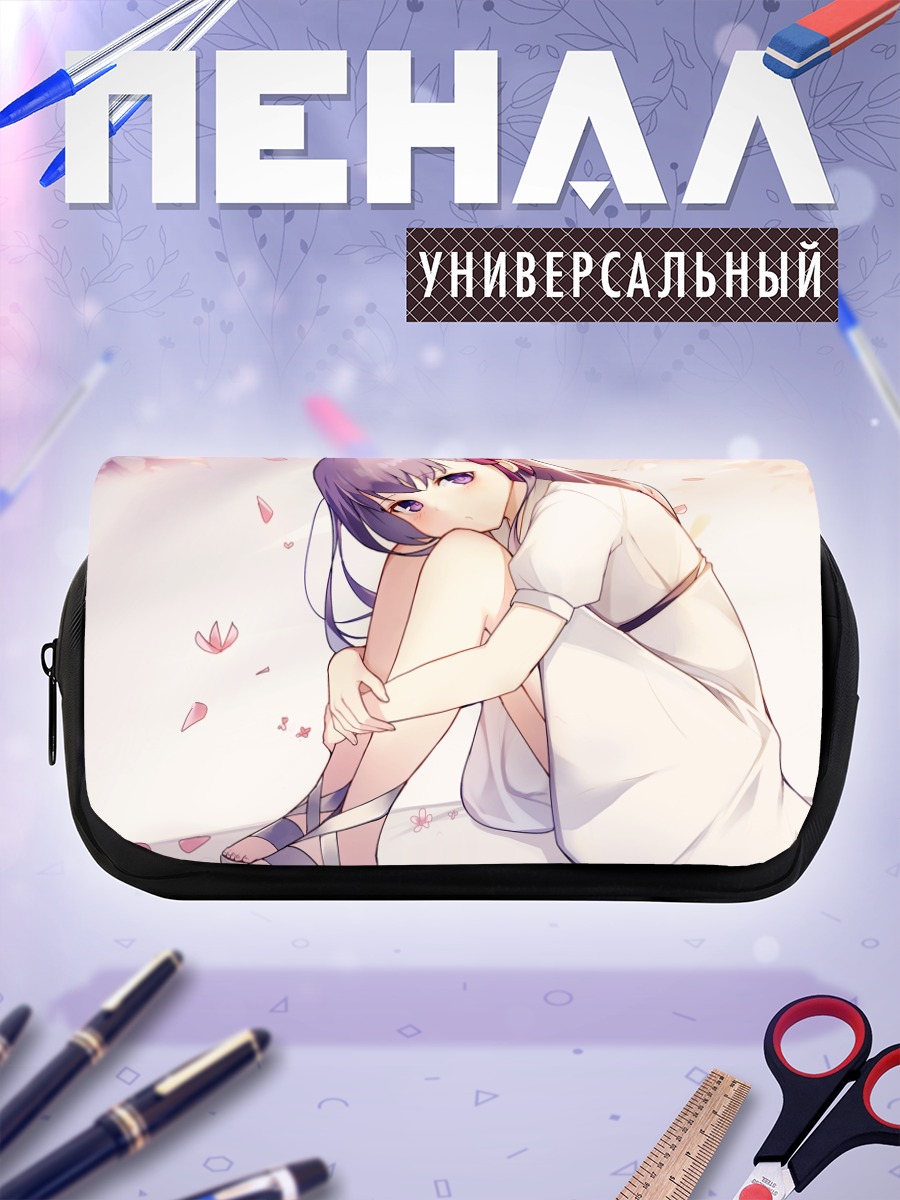 Пенал-косметичка Сакура Мато в цветах