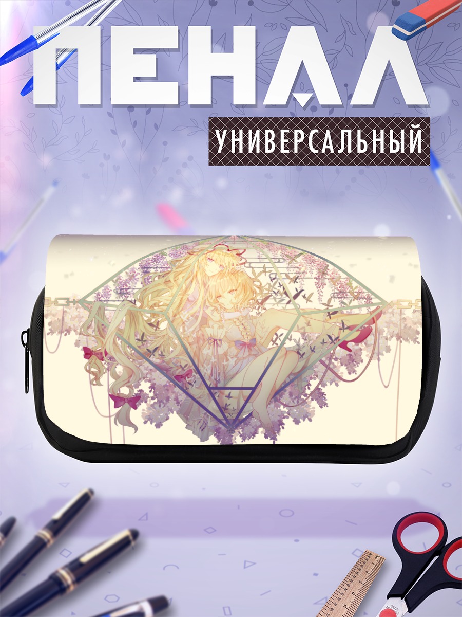 Пенал-косметичка Ююко Сайгёдзи в цветах