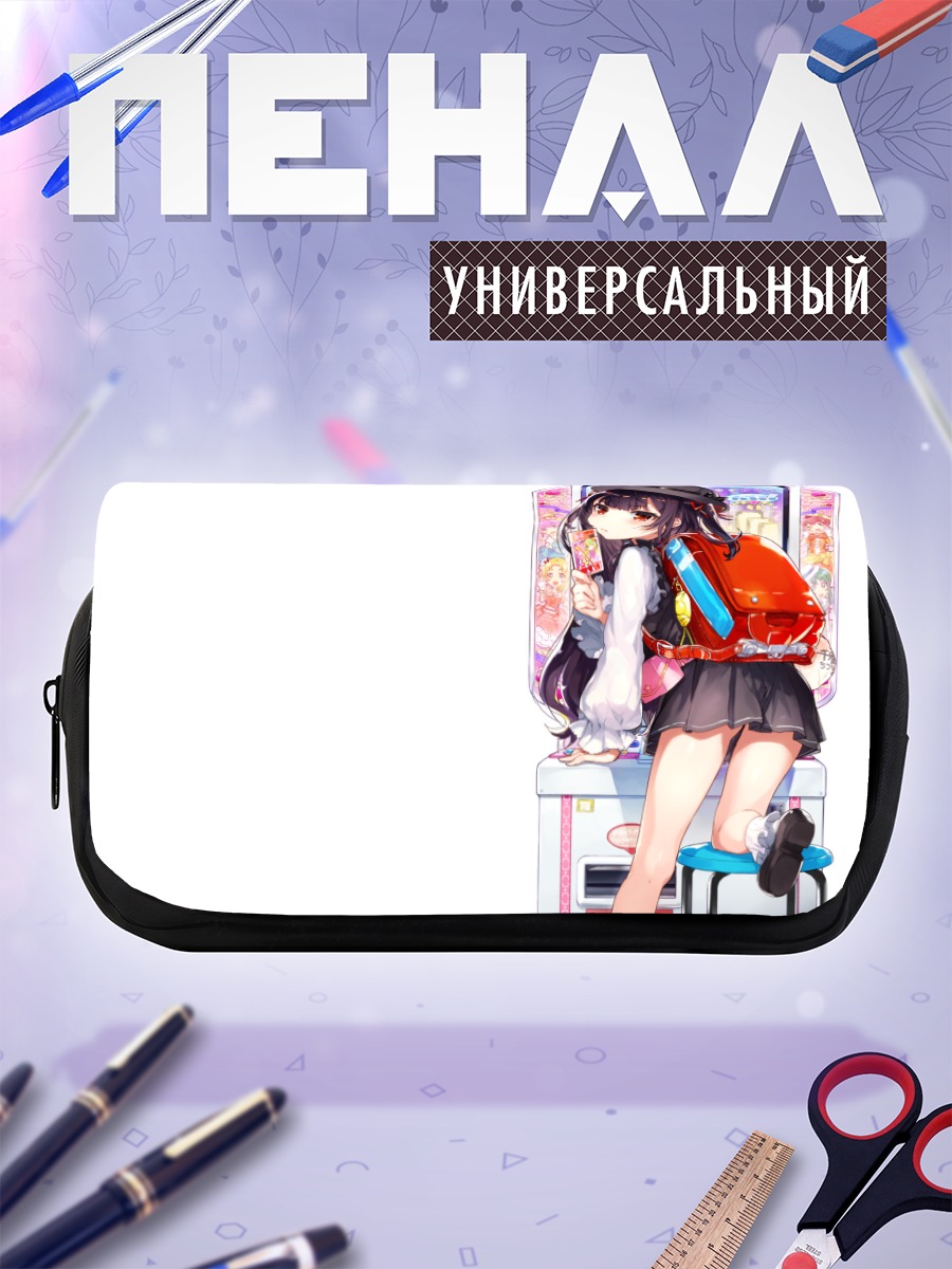 Пенал-косметичка Девочка в шляпе
