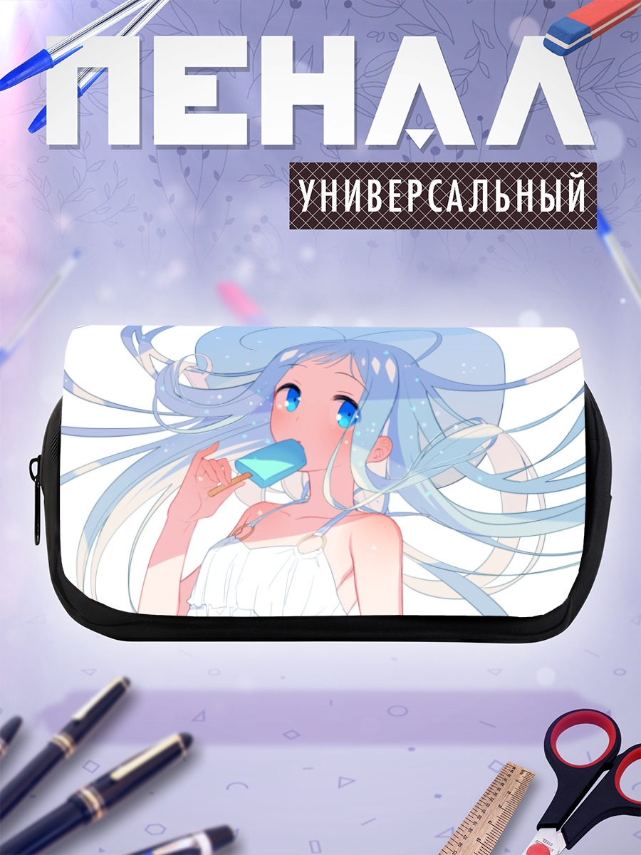 Пенал-косметичка Мику Хацунэ с мороженым