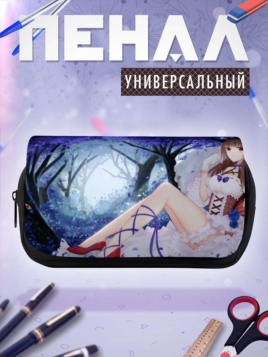 Пенал-косметичка Девушка в лесу