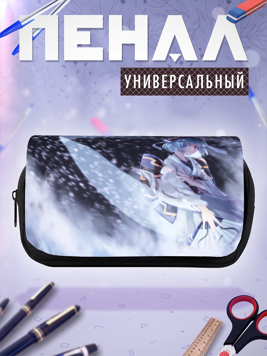 Пенал-косметичка Девушка в кимоно
