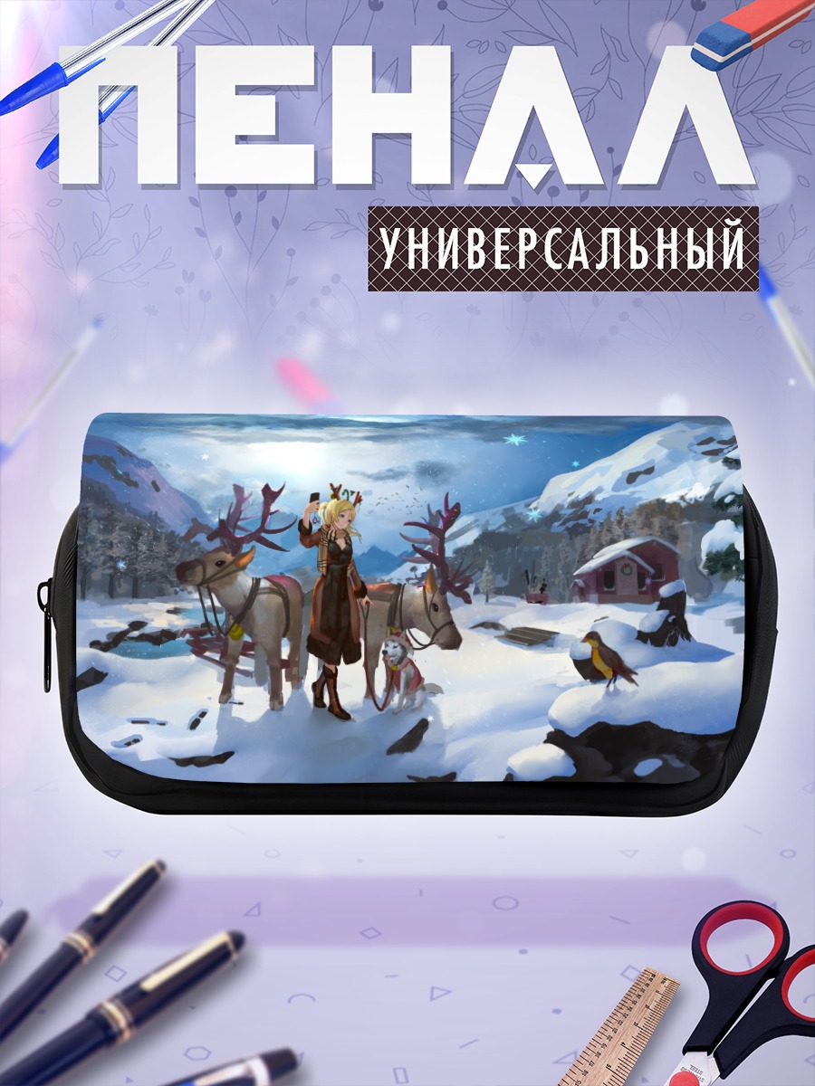 Пенал-косметичка Эри Аясэ с оленями