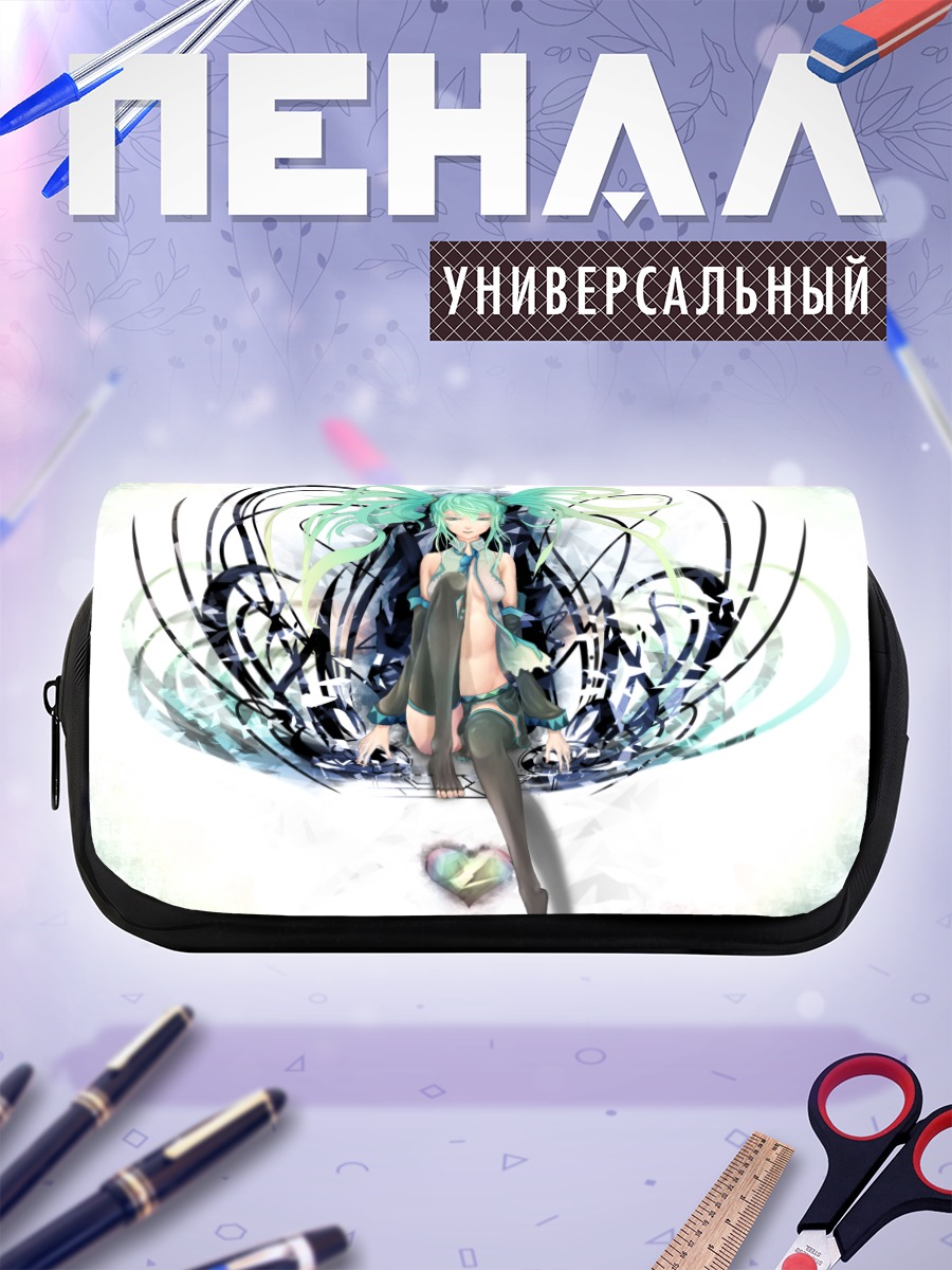 Пенал-косметичка Мику Хацунэ в вихре