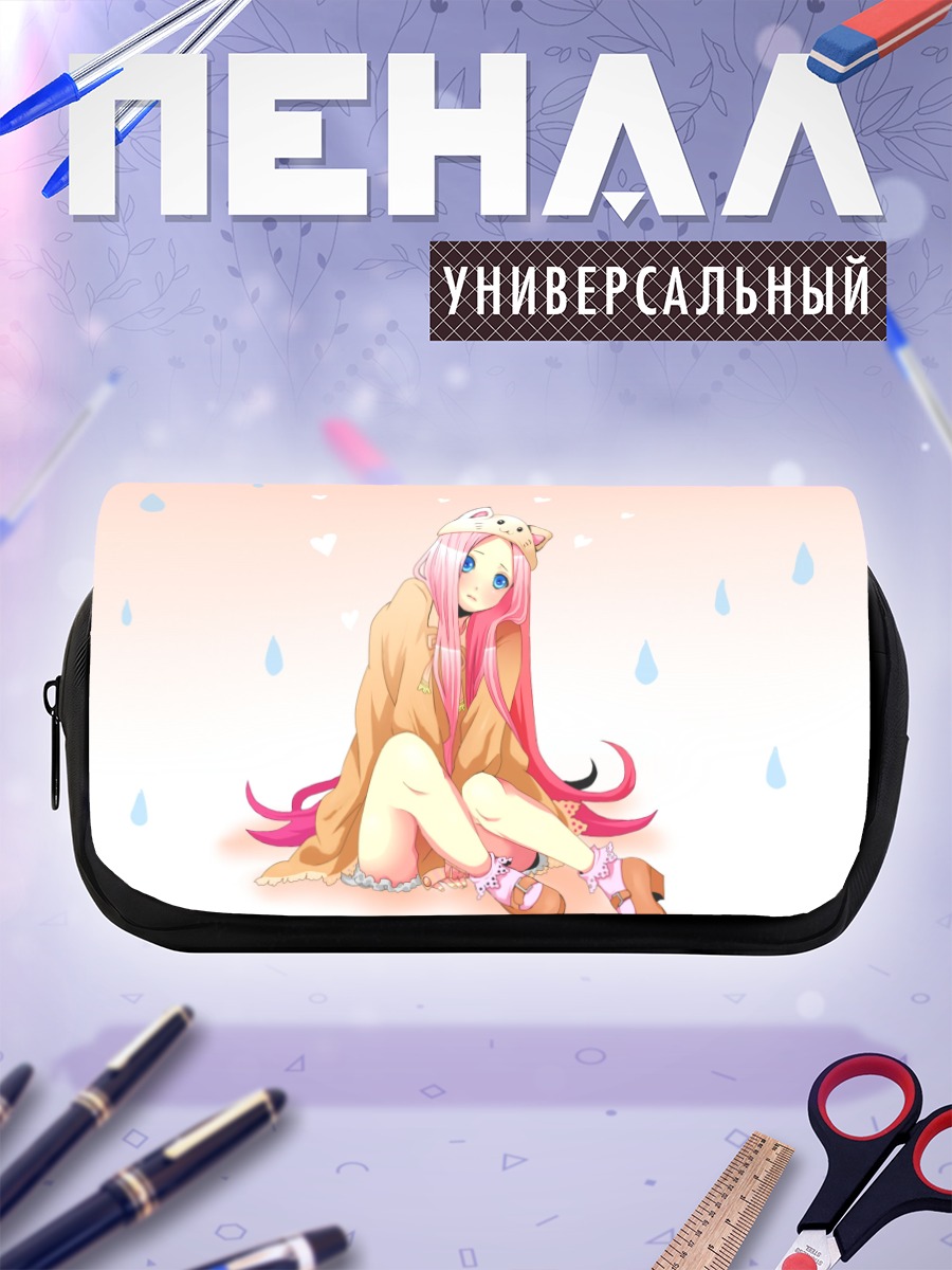 Пенал-косметичка Лука Мегурин в кошачьих ушках