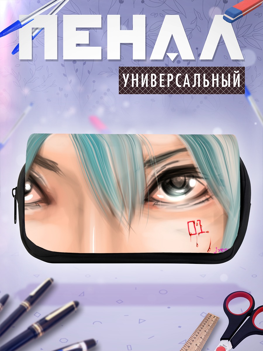 Пенал-косметичка Взгляд Мику Хацунэ