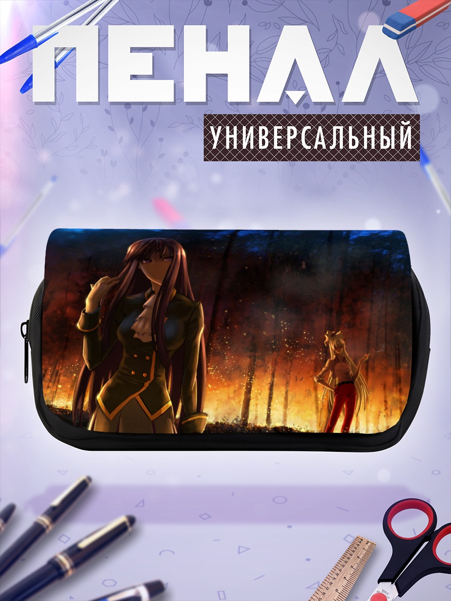 Пенал-косметичка Моко Фудзивара в огне