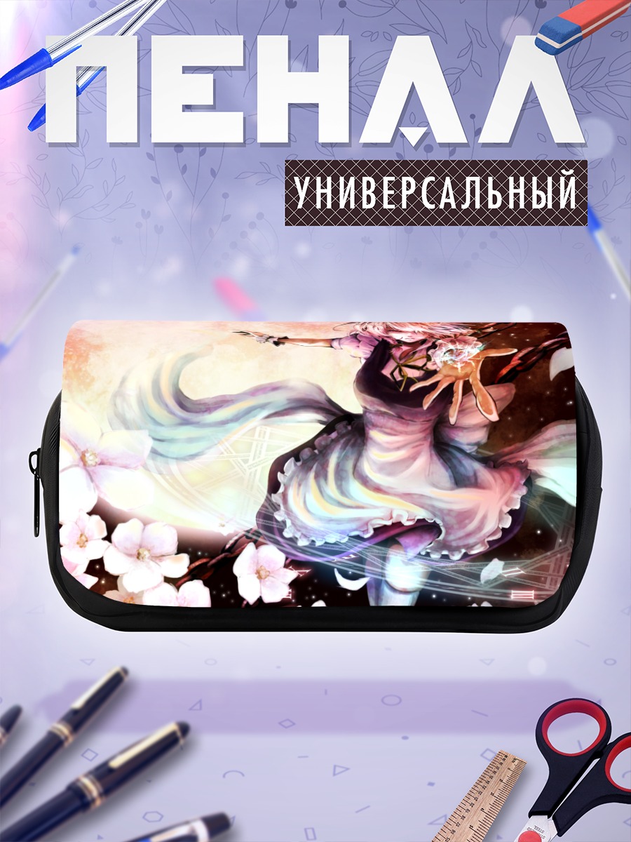 Пенал-косметичка Сакуя Идзаёи в цветах