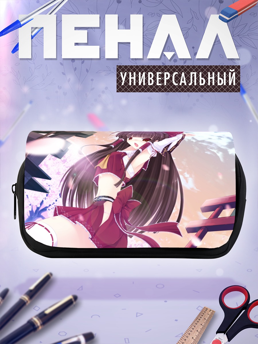 Пенал-косметичка Рейму Хакурей в сакуре