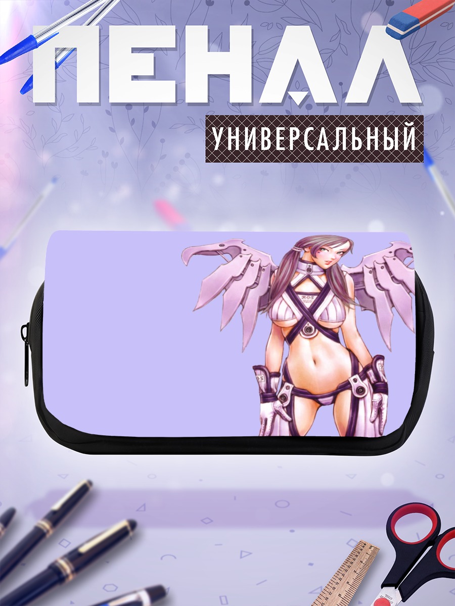 Пенал-косметичка Девушка с крыльями