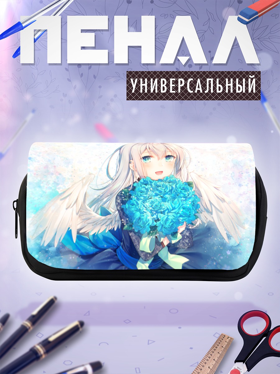 Пенал-косметичка Ангел с розами