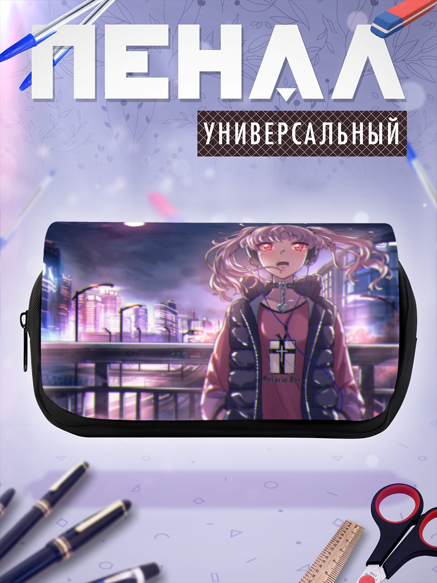 Пенал-косметичка Девушка в городе