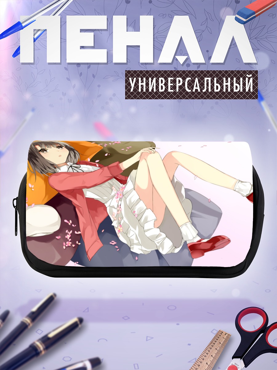 Пенал-косметичка Мегуми Като в цветах