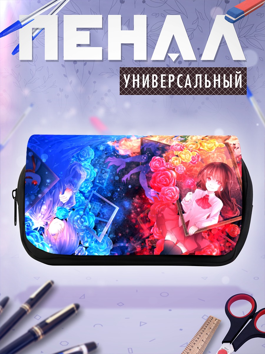 Пенал-косметичка Иб в цветах