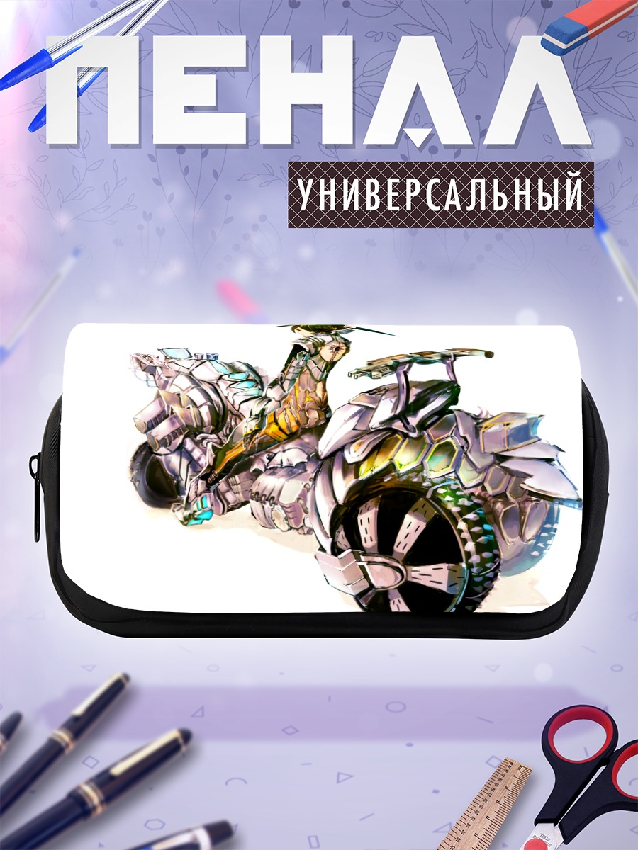 Пенал-косметичка Мику Хацунэ на байке