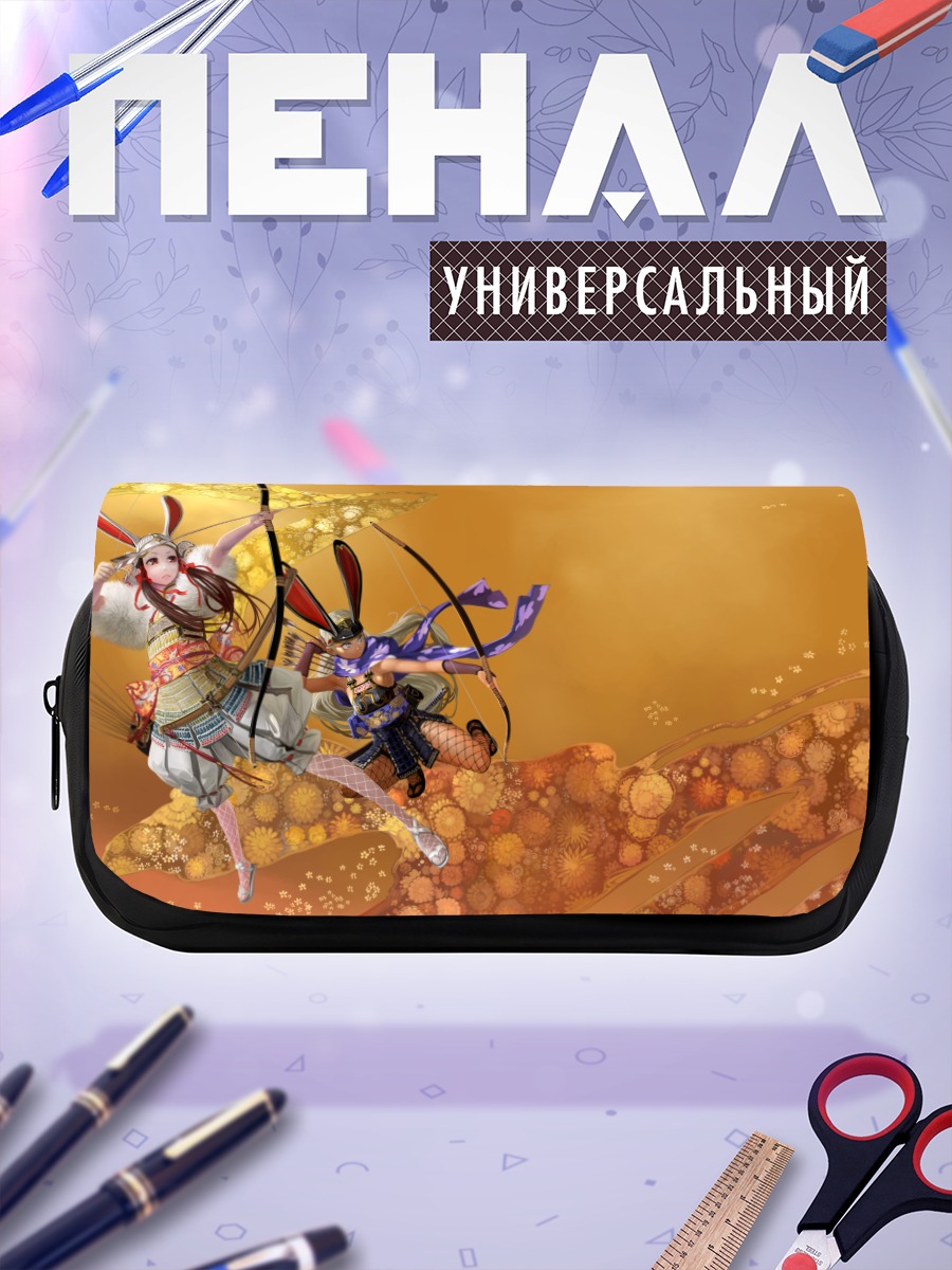 Пенал-косметичка Самураи с ушками