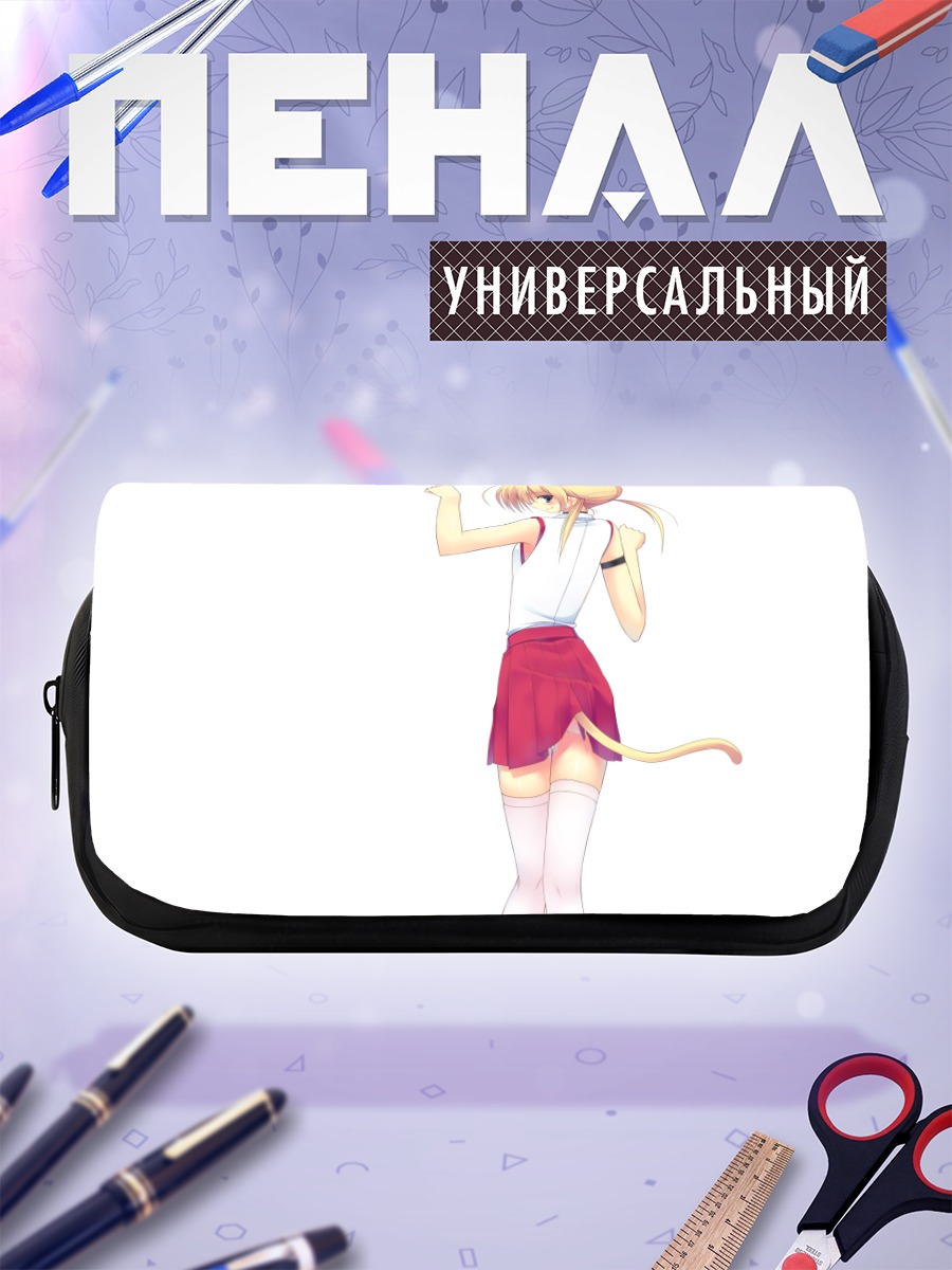 Пенал-косметичка Блондинка с кошачьими ушками