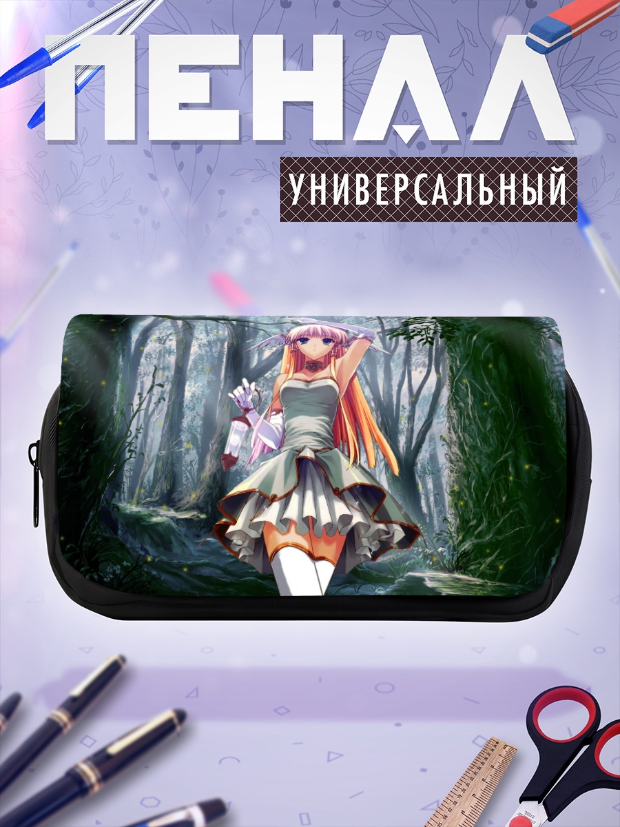 Пенал-косметичка Девушка в лесу