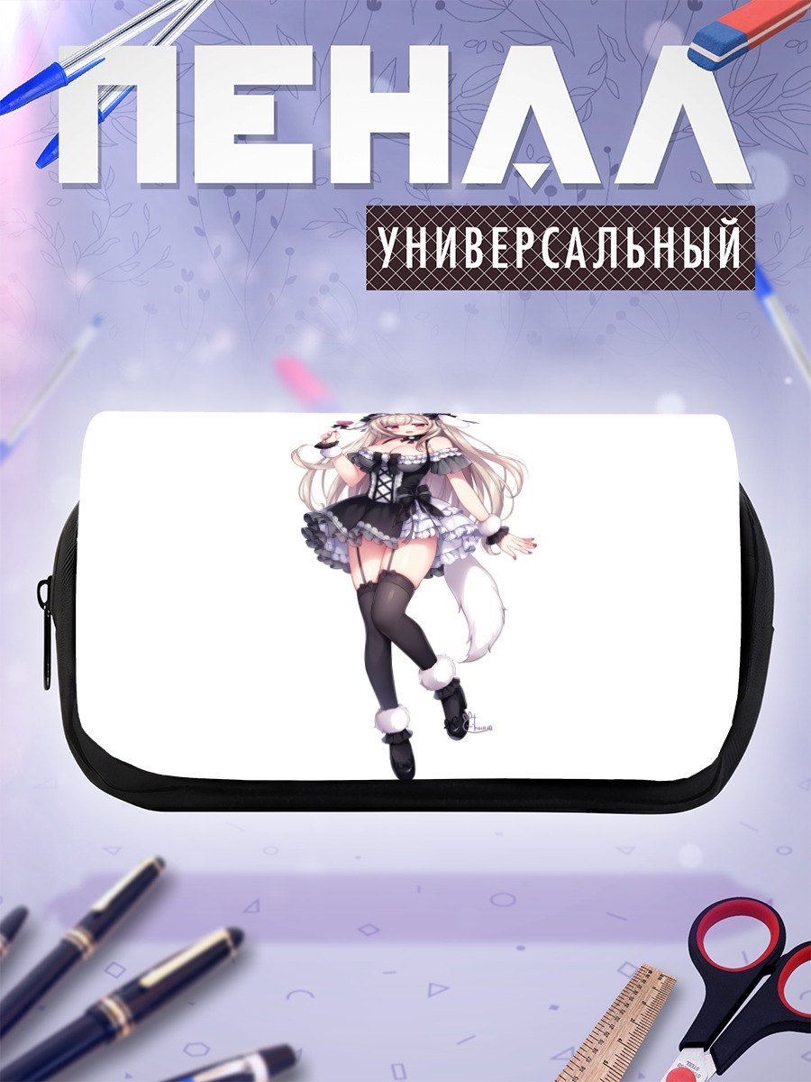 Пенал-косметичка Девушка с конфетой