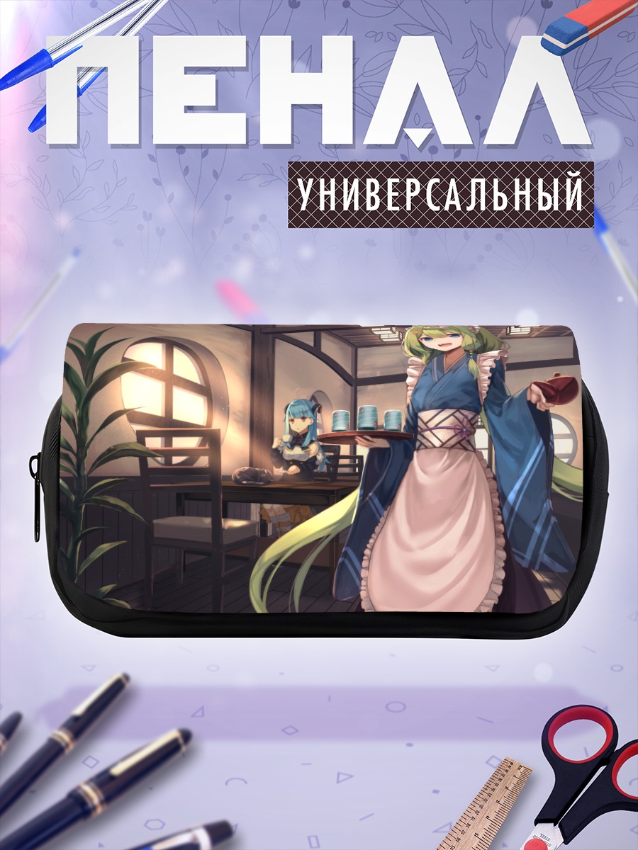 Пенал-косметичка Немуи Акиказе в кафе