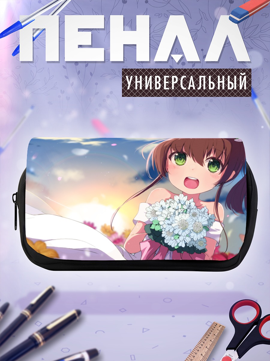 Пенал-косметичка Нацуиро Мацури с цветами