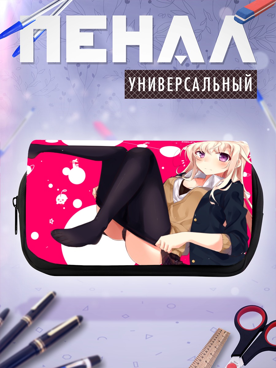 Пенал-косметичка Мизуки-тян в розовом
