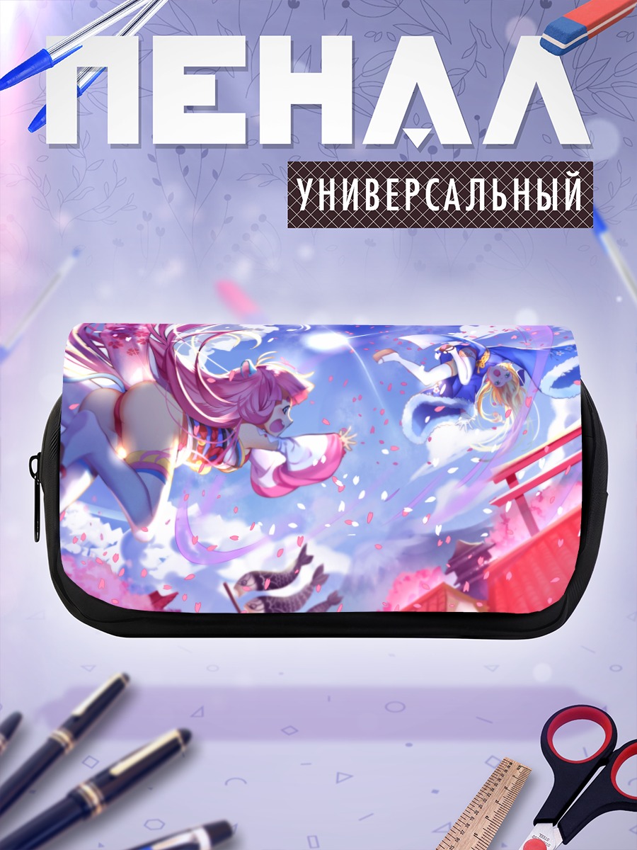 Пенал-косметичка Pixiv Fantasia в цветах