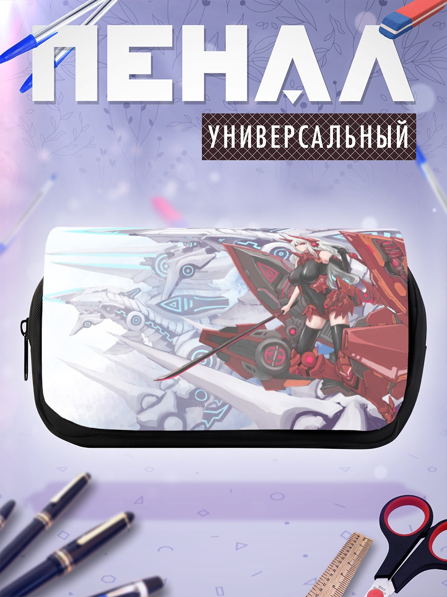 Пенал-косметичка Меха-девушка в бодисуте