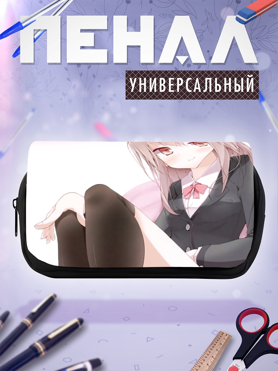 Пенал-косметичка Девушка с лентами