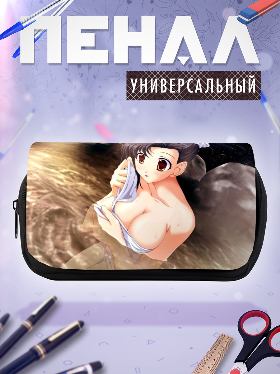 Пенал-косметичка Девушка в онсене