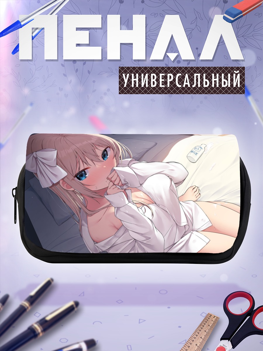Пенал-косметичка Риббонко-тян в рубашке