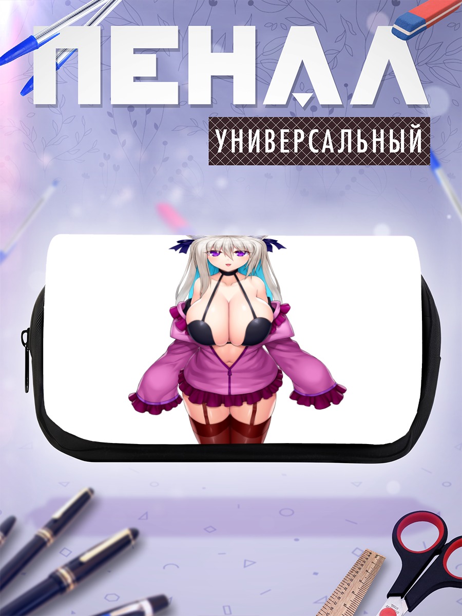Пенал-косметичка Кошка в худи